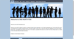 Desktop Screenshot of ononorthpoa.com